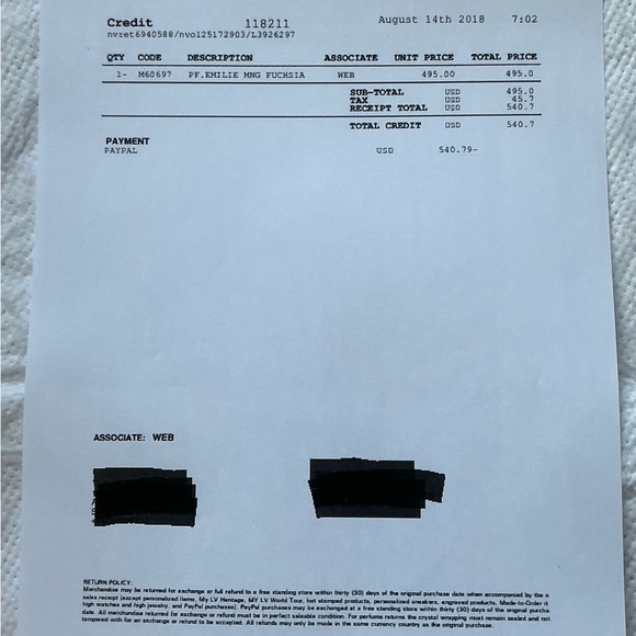 Louis Vuitton Emilie Wallet - Fuschia - Picture 5 of 5